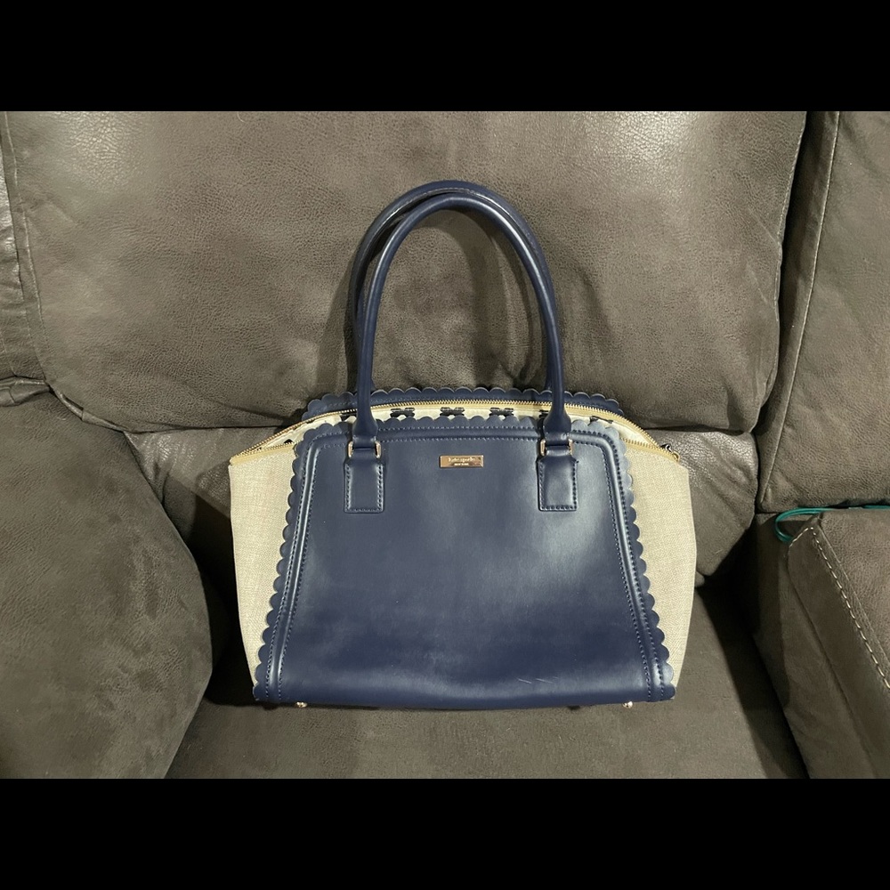 Kate Spade Navy Scalloped Purse